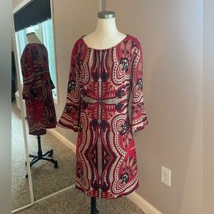 New York & Company multi colored dress.